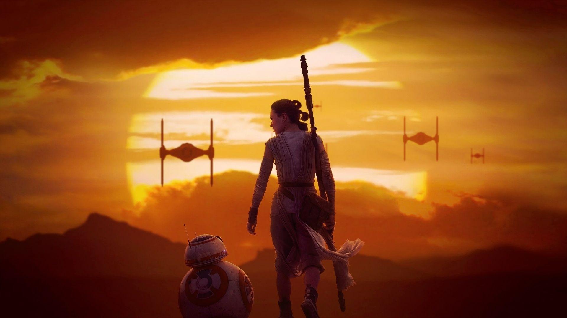Rey and BB8 Star Wars VII wallpaper. iOS wallpaper and Android