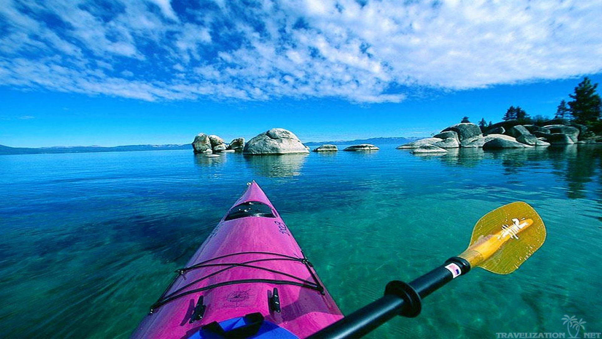 Widescreen Full HD Wallpaper of Kayak for Windows and Mac Systems
