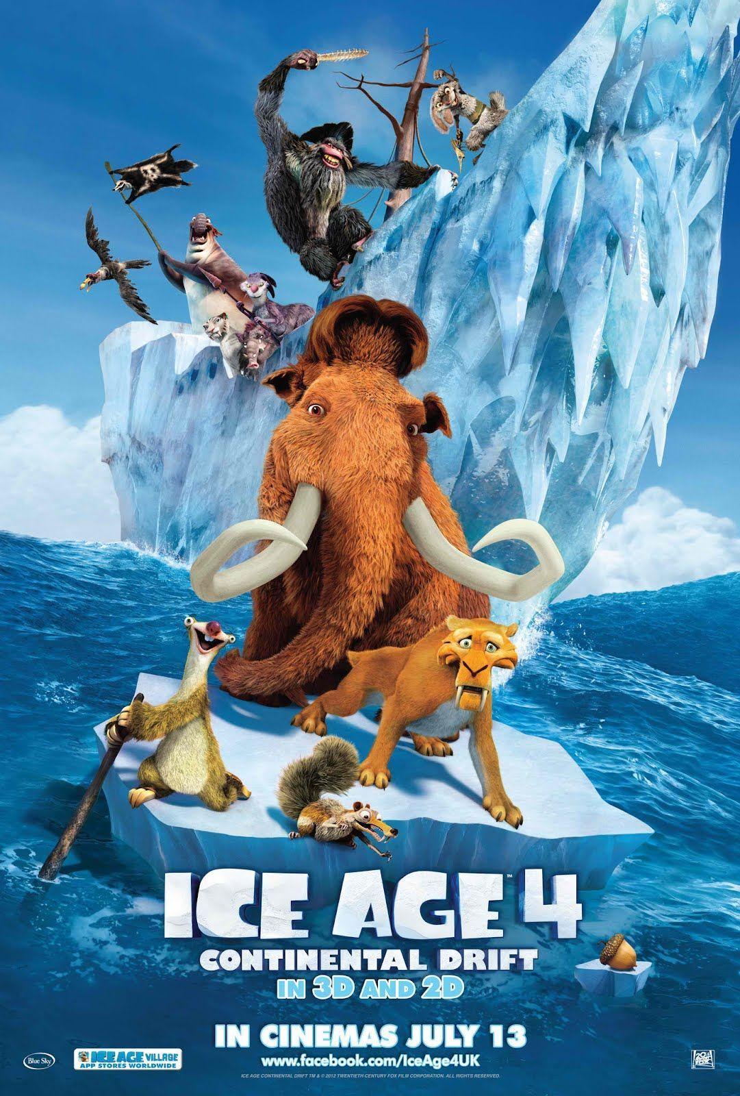 Kids Movies World: Ice Age 4: Continental Drift (2012)