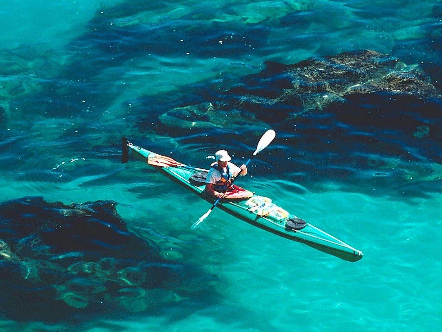 kayaking wallpaper