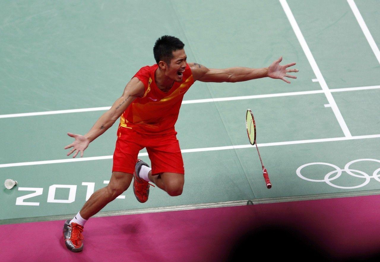 Stay Mad. Dan of China at badminton, London Olympics