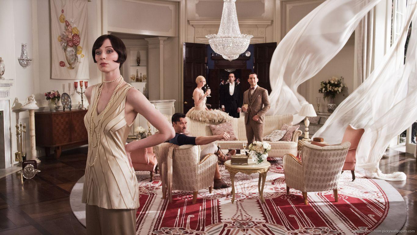 Download 1366x768 The Great Gatsby In A Living Room Wallpaper