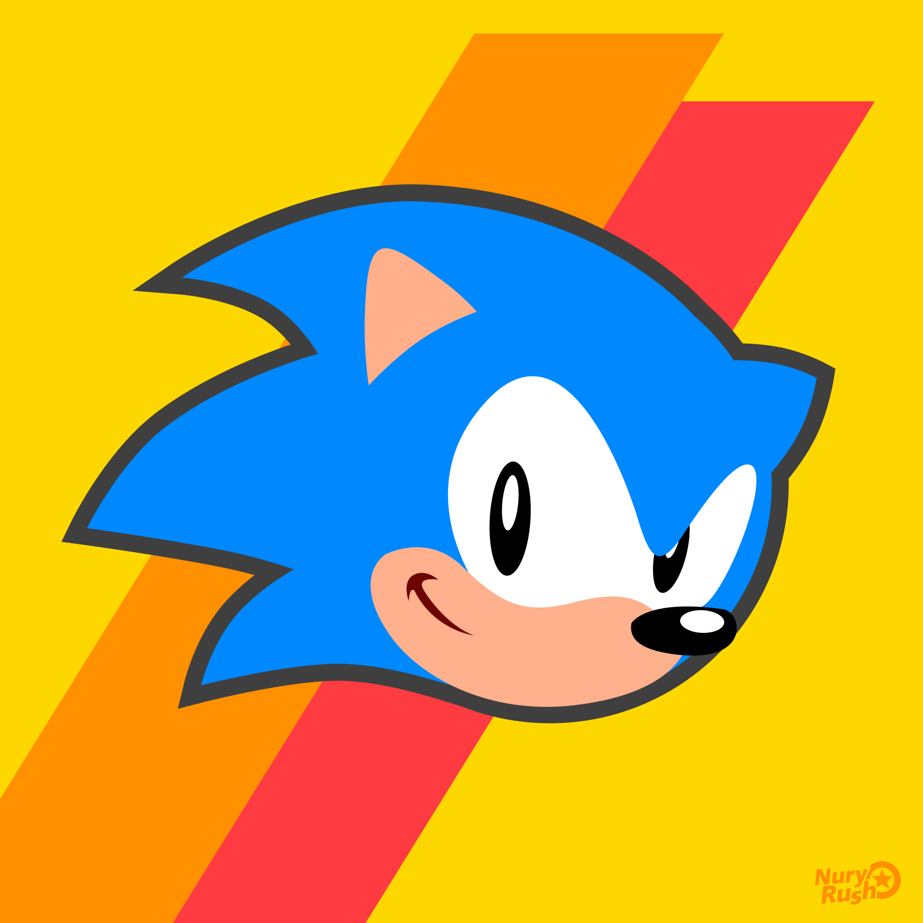 Sonic Mania Icon Sonic