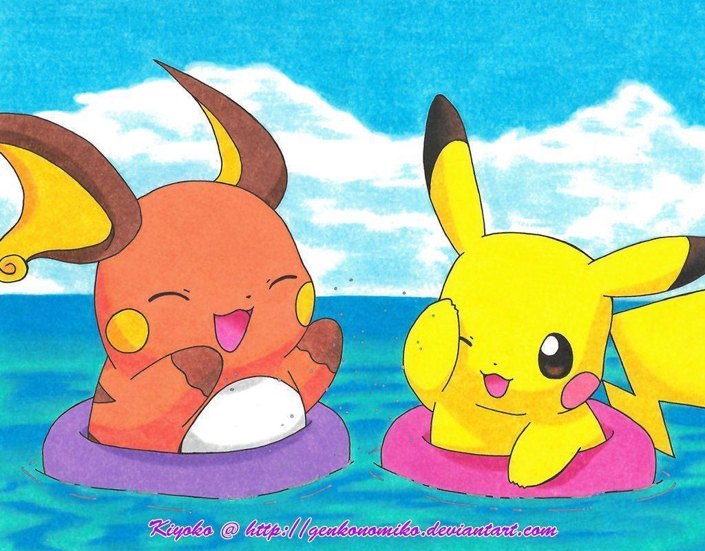 Pikachu And Raichu Wallpaper