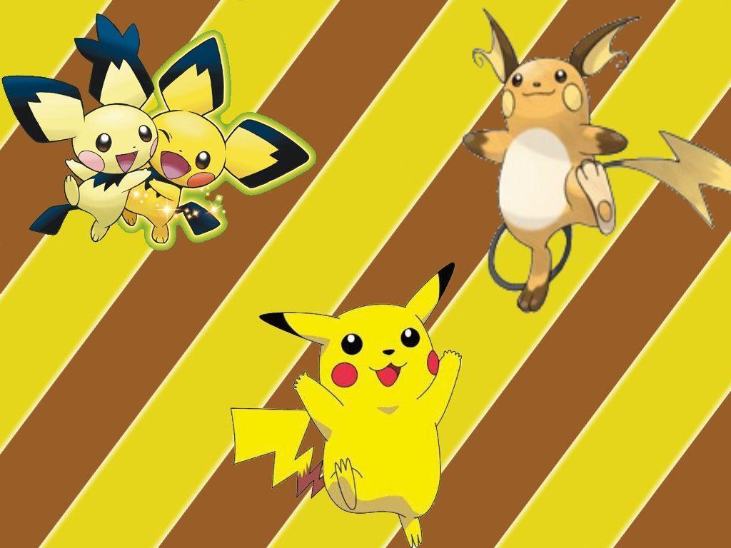Raichu Pikachu Wallpaper HD Wallpaper