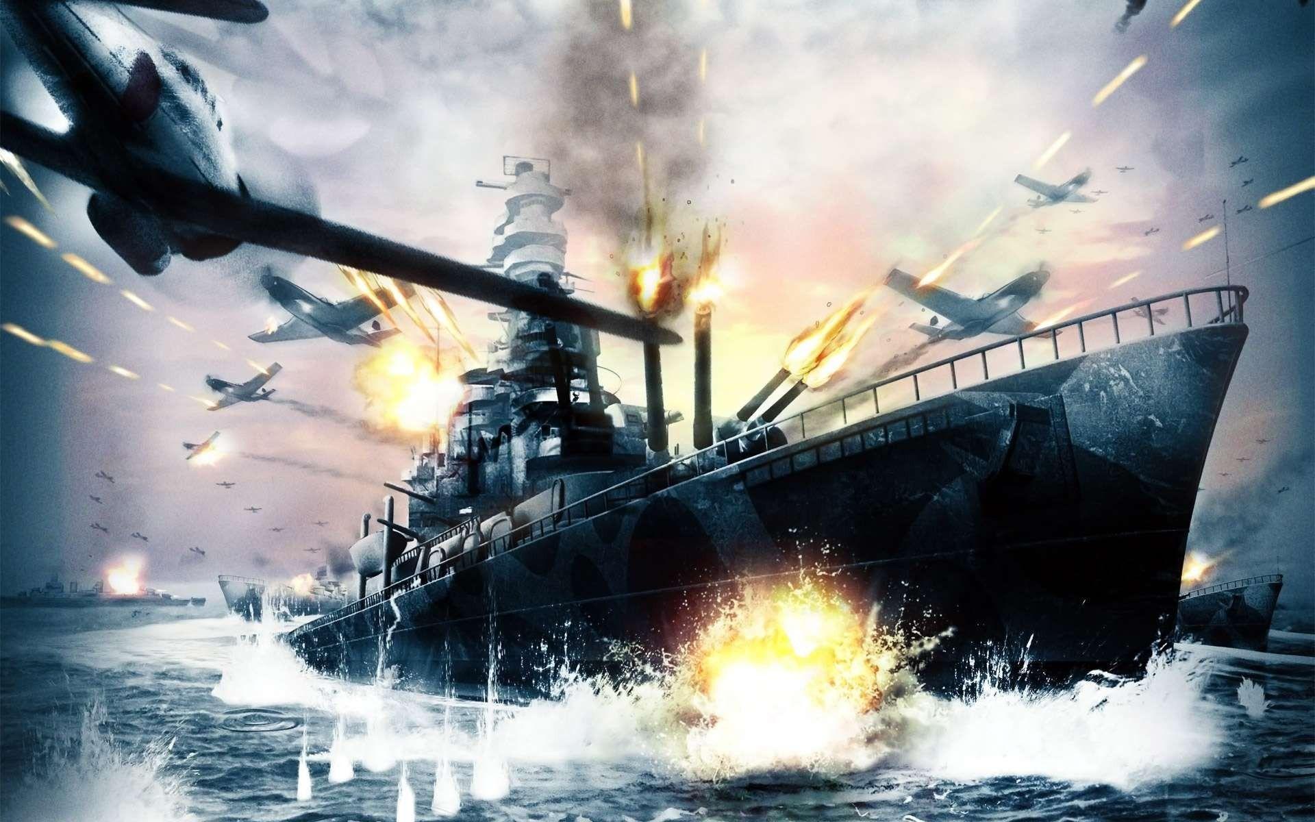 aircraft war battleship World War II vehicles HD wallpaper