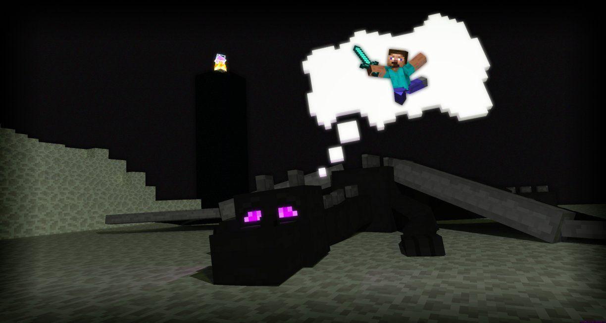 I wanted to kill the Ender Dragon, now I just feel horrible about