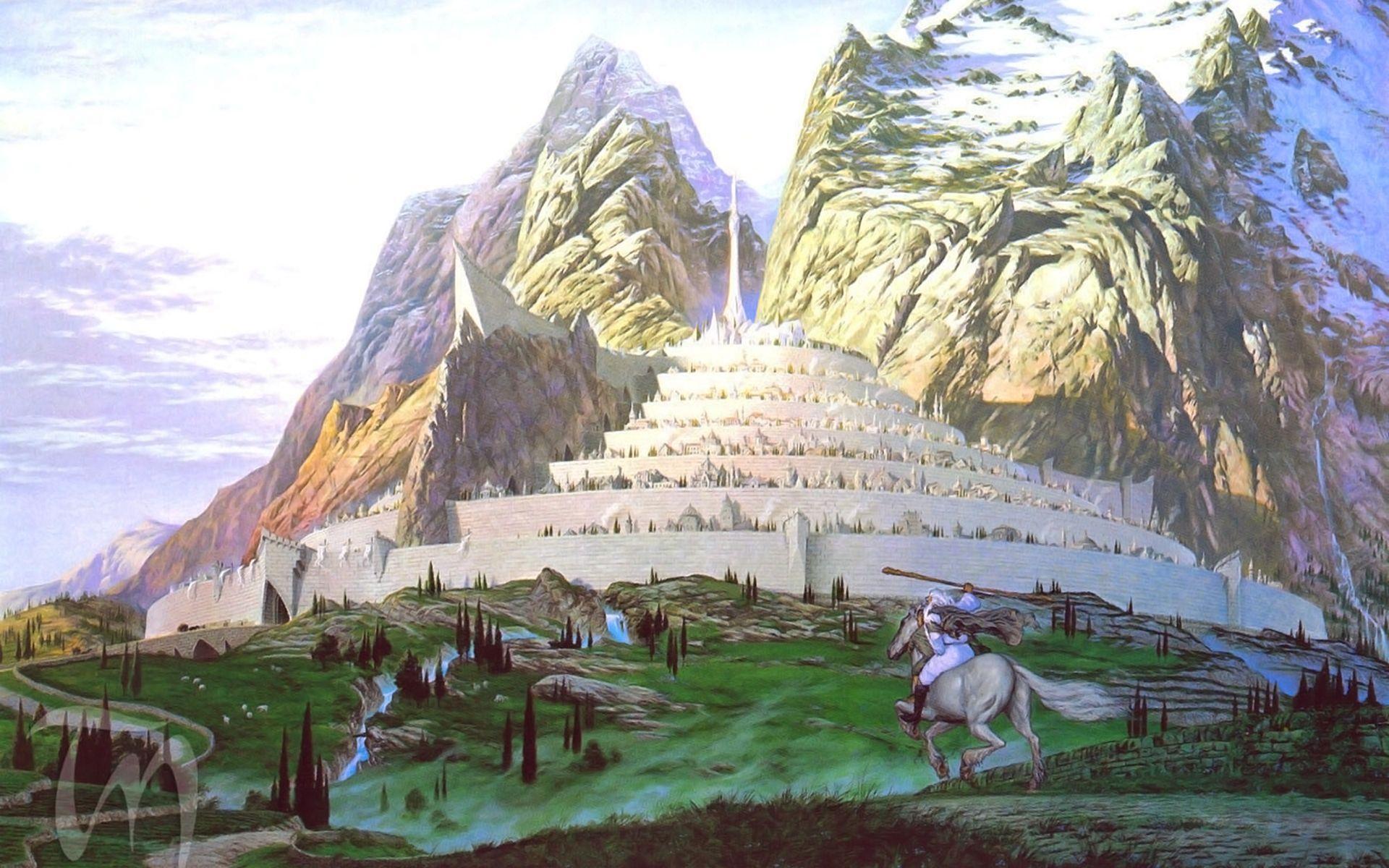 Minas Tirith wallpaper by LexGoomer on DeviantArt