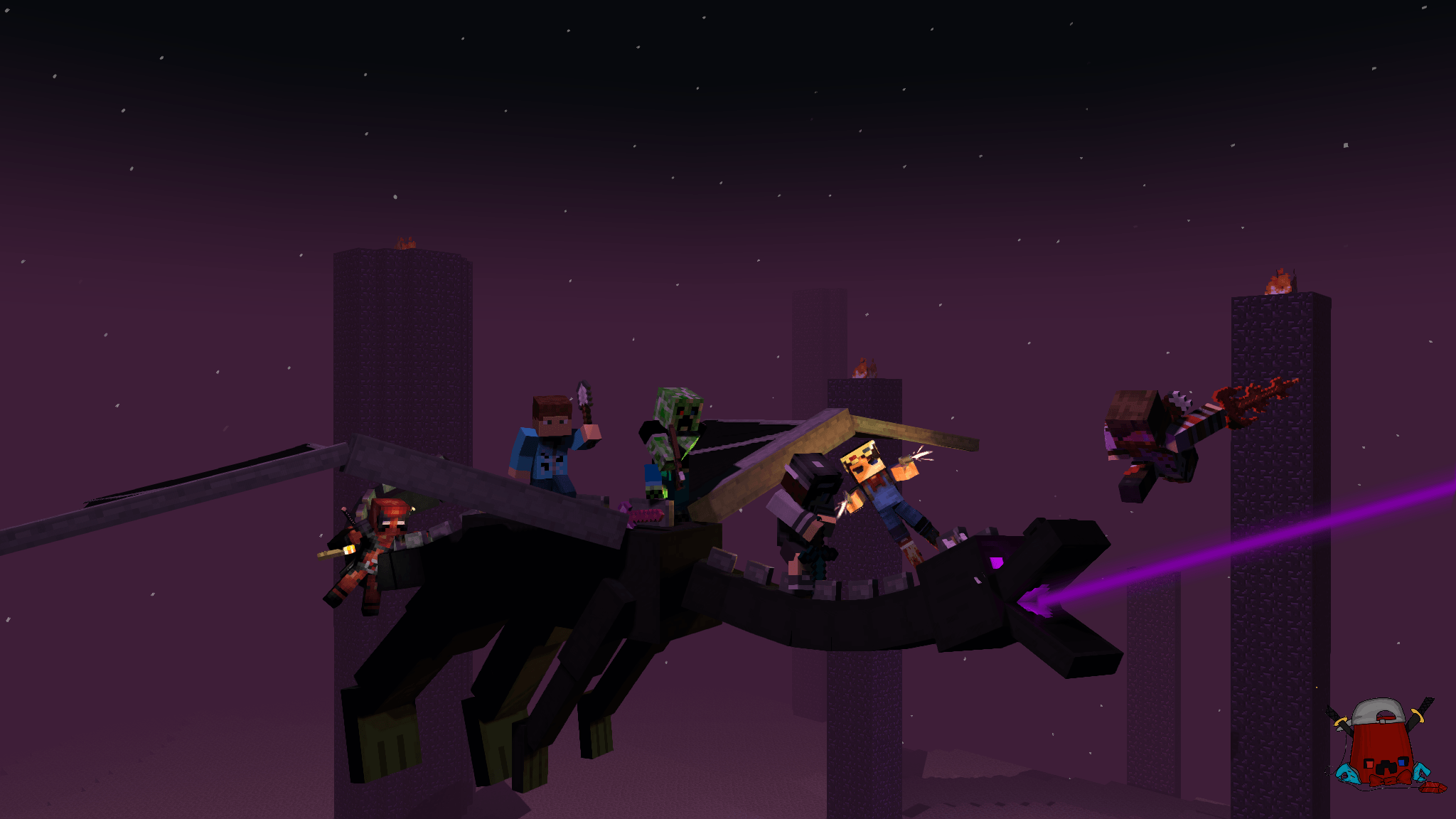 That moment when you beat the Ender Dragon for the first time   Minecraft wallpaper Minecraft posters Minecraft pictures