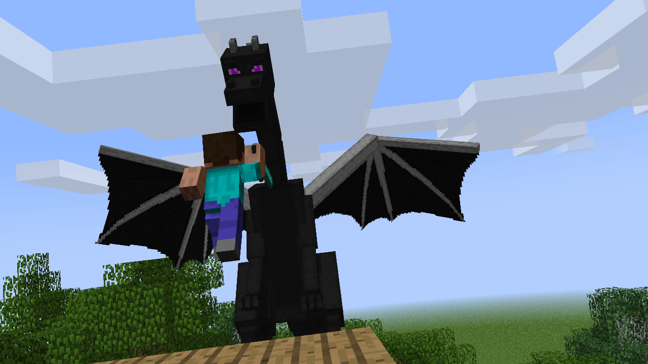 Ender Dragon Invading The World And Art Imator