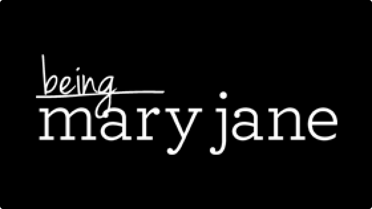 Being Mary Jane. Mary Jane надпись. Tom Jane логотип.