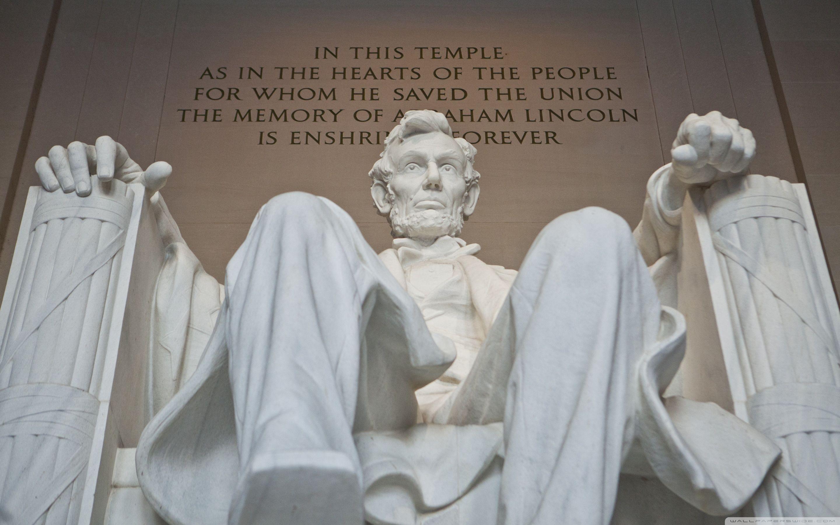 Abraham Lincoln Memorial Washington D.C. HD desktop wallpaper