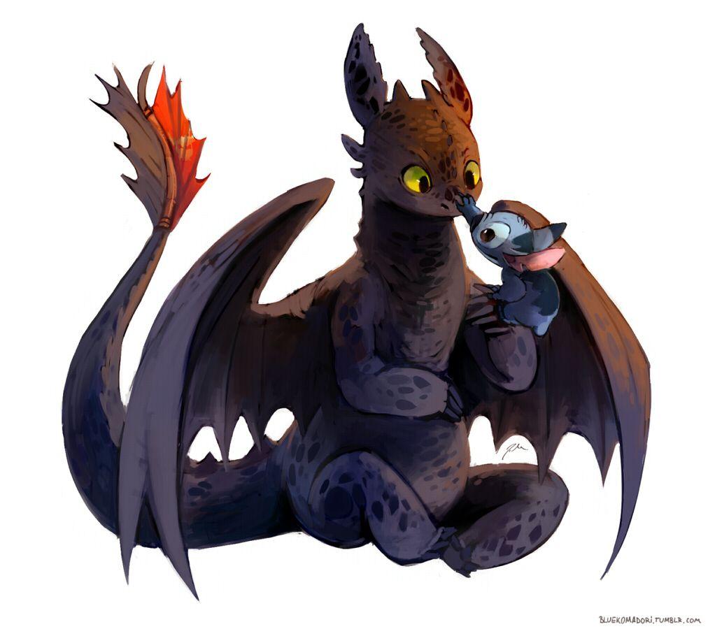 Toothless And Stitch Wallpaper, Toothless And Stitch Wallpaper