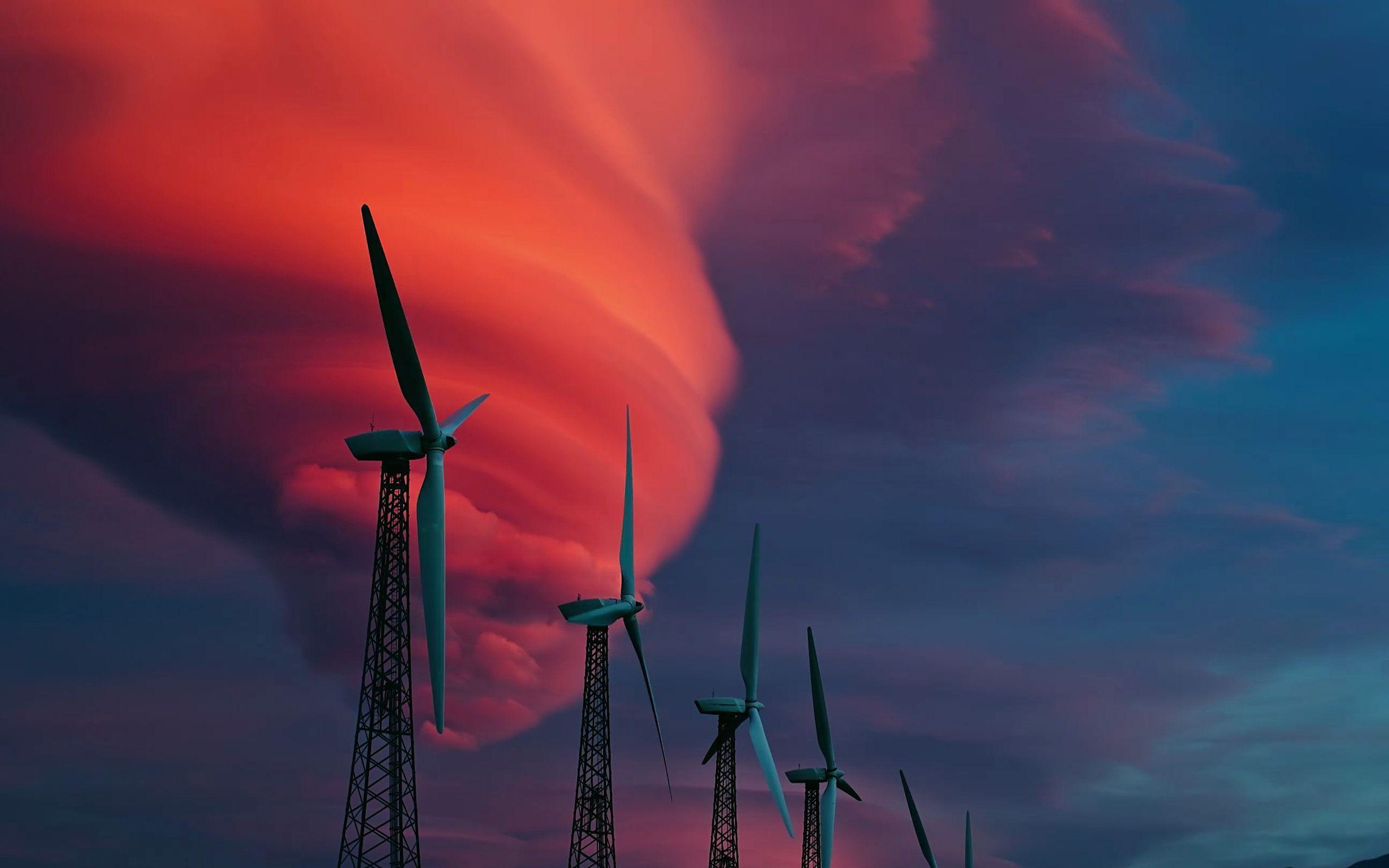 Wind Turbine HD Wallpaper