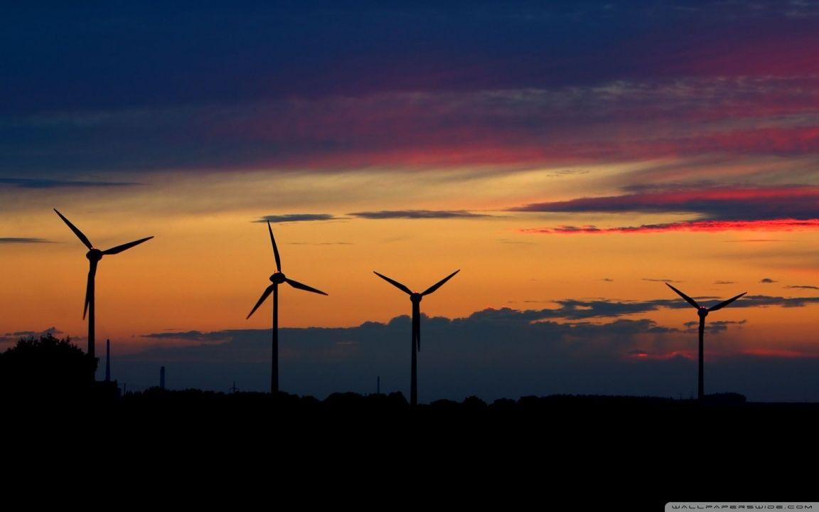 Wind Farm HD desktop wallpaper, Widescreen, High Definition
