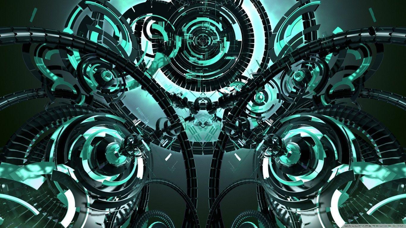 Complex Technology Gear HD desktop wallpaper, Widescreen, High