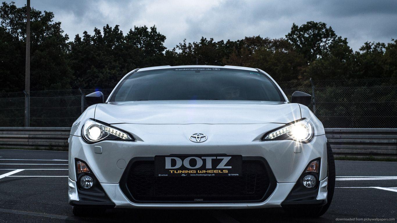 Download 1366x768 Dotz Shift Toyota GT86 Front Wallpapers