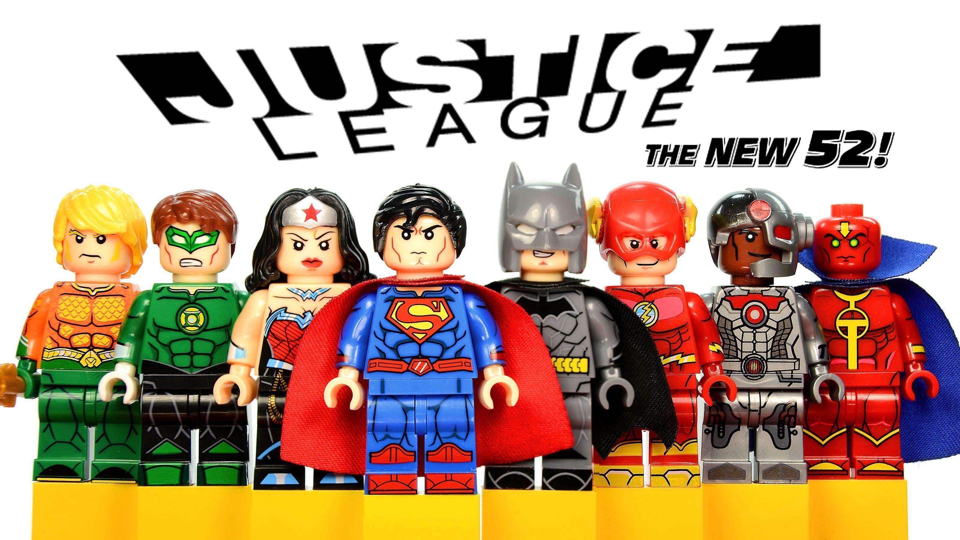 Justice League Lego Sets With Wallpaper Wide