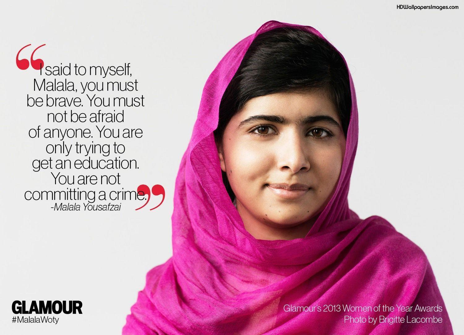 Malala Yousafzai Background Wallpaper
