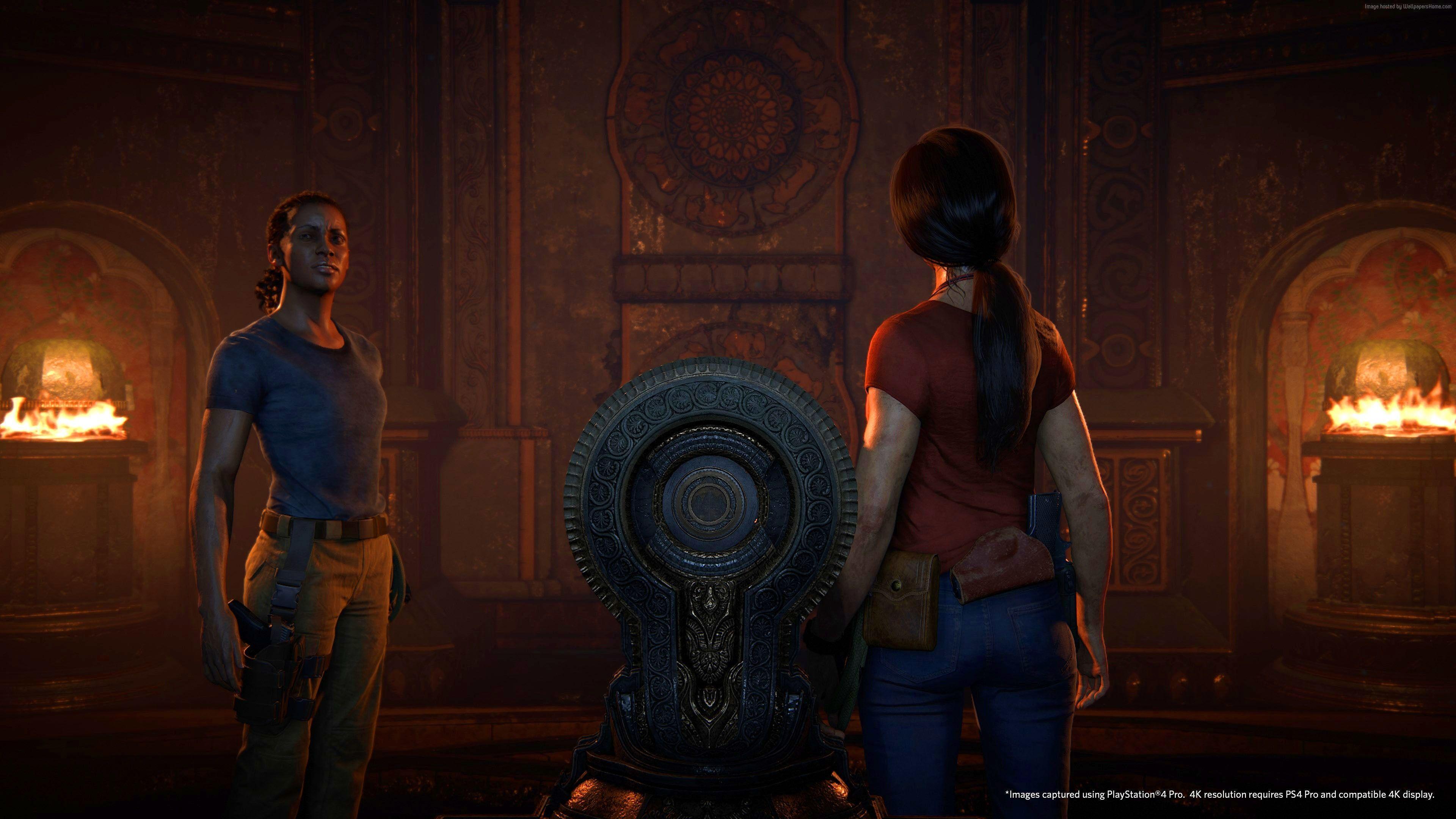 Wallpaper Uncharted: The Lost Legacy, 4k, PS4 Pro, screenshot, E3