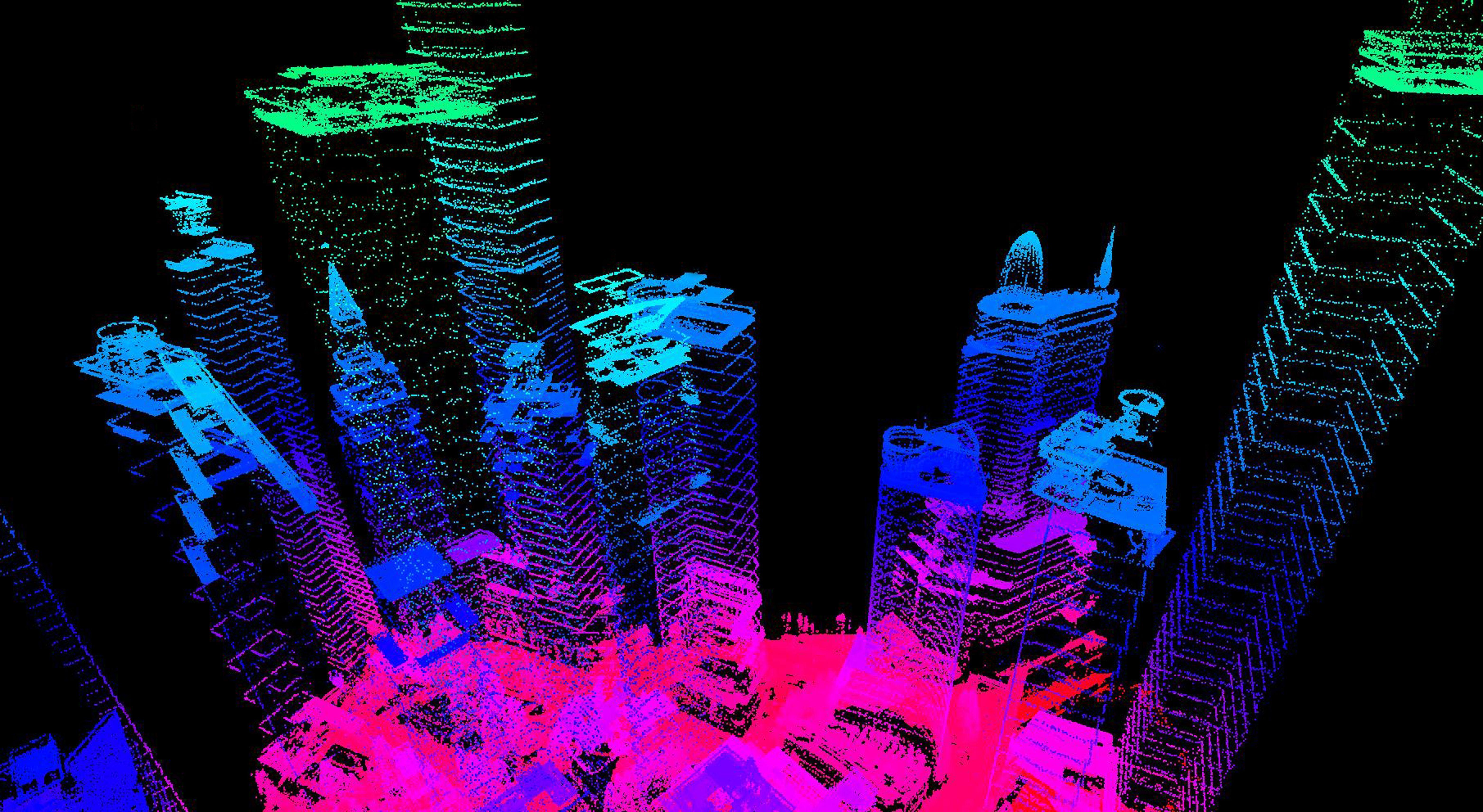 3 D Particle City Wallpaper By HD Wallpaper Daily