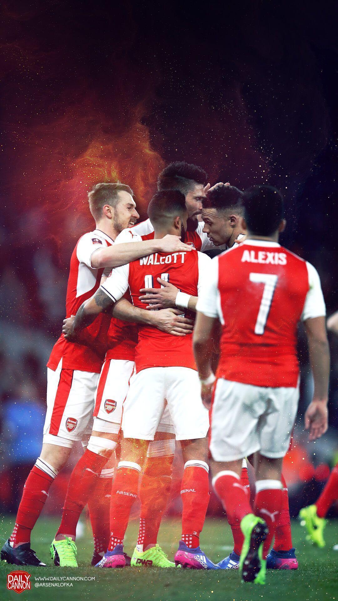 Superb Arsenal Mobile wallpaper from happier times