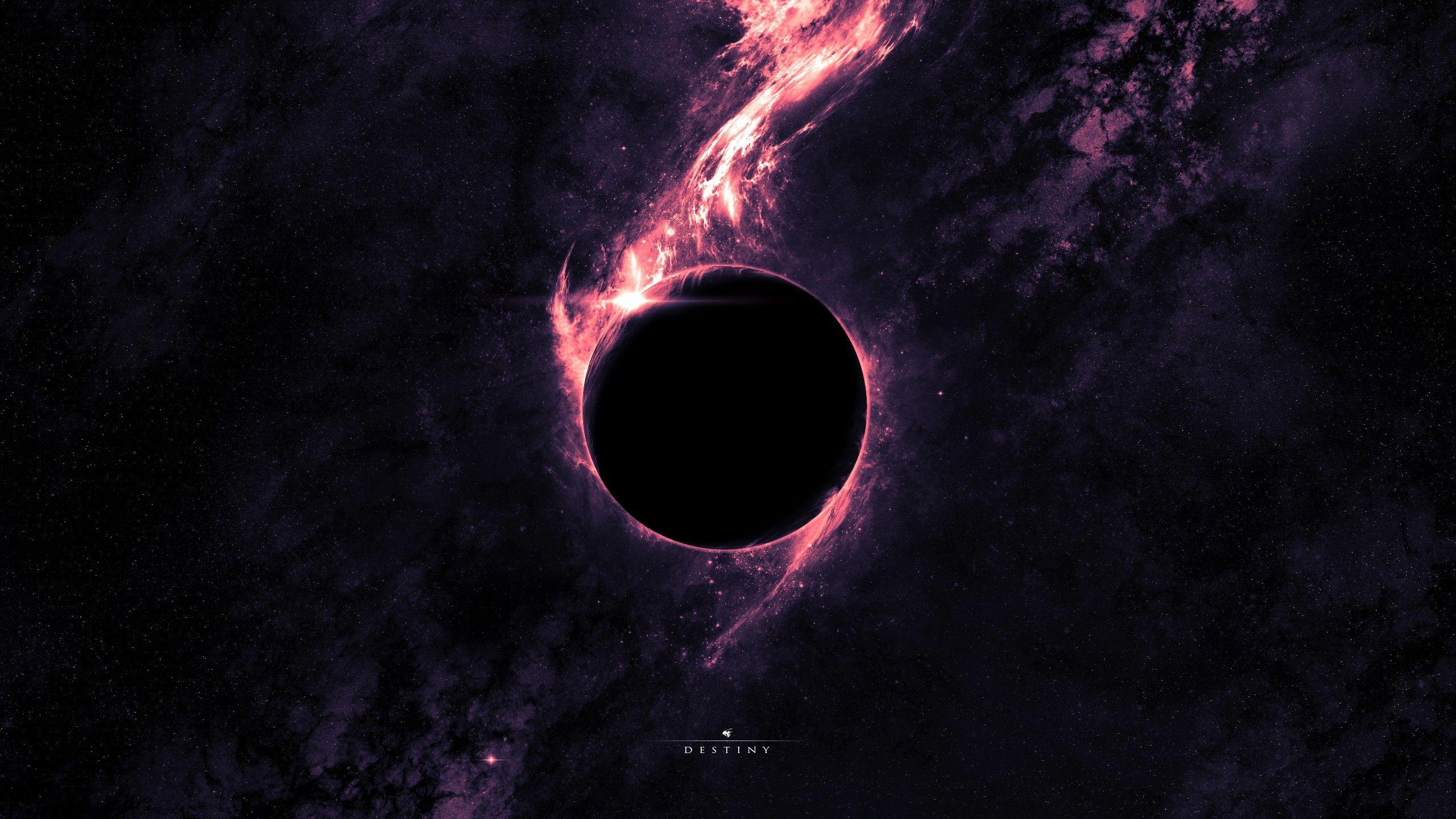 Black planet covered the sun wallpaper and image