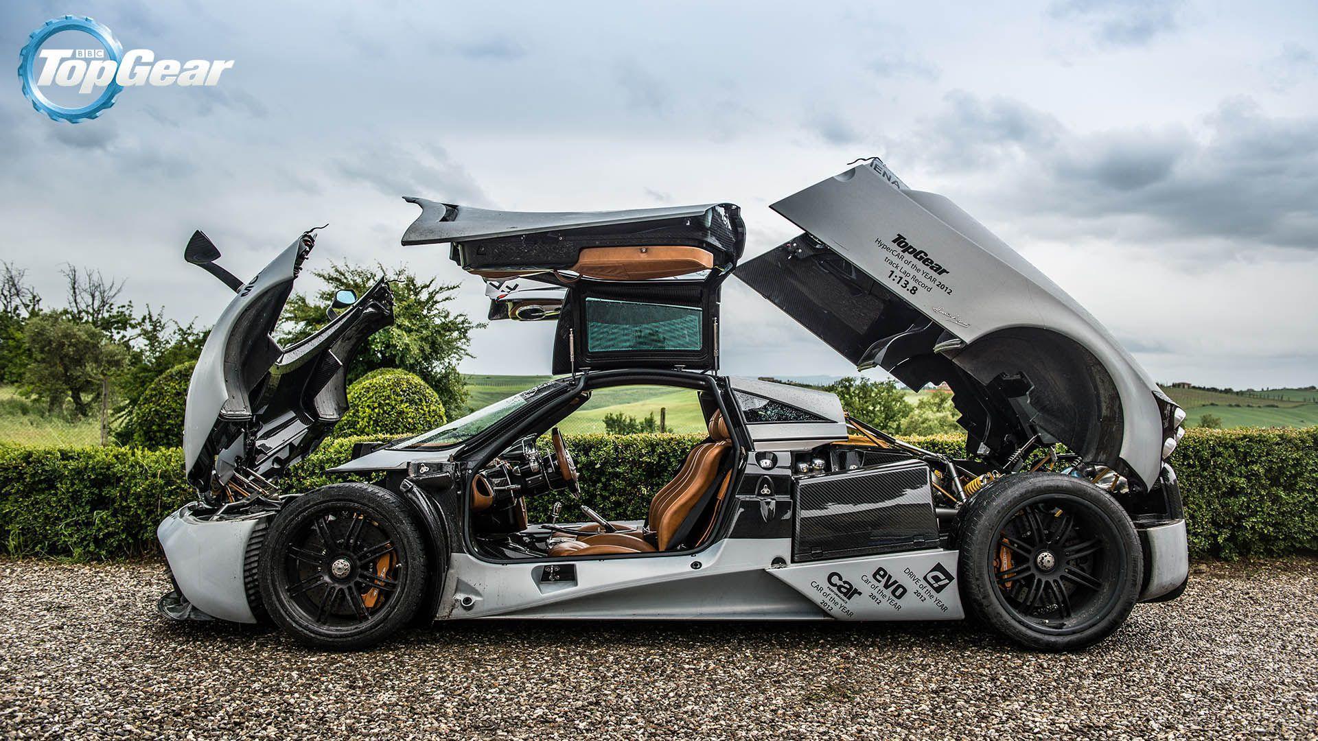 Top Gear Hypercar of the Year 2012: Pagani Huayra all opened up
