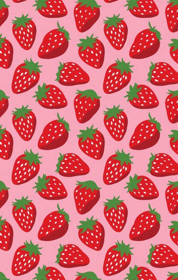 Strawberry wallpaper. Patterns. Wallpaper and Patterns