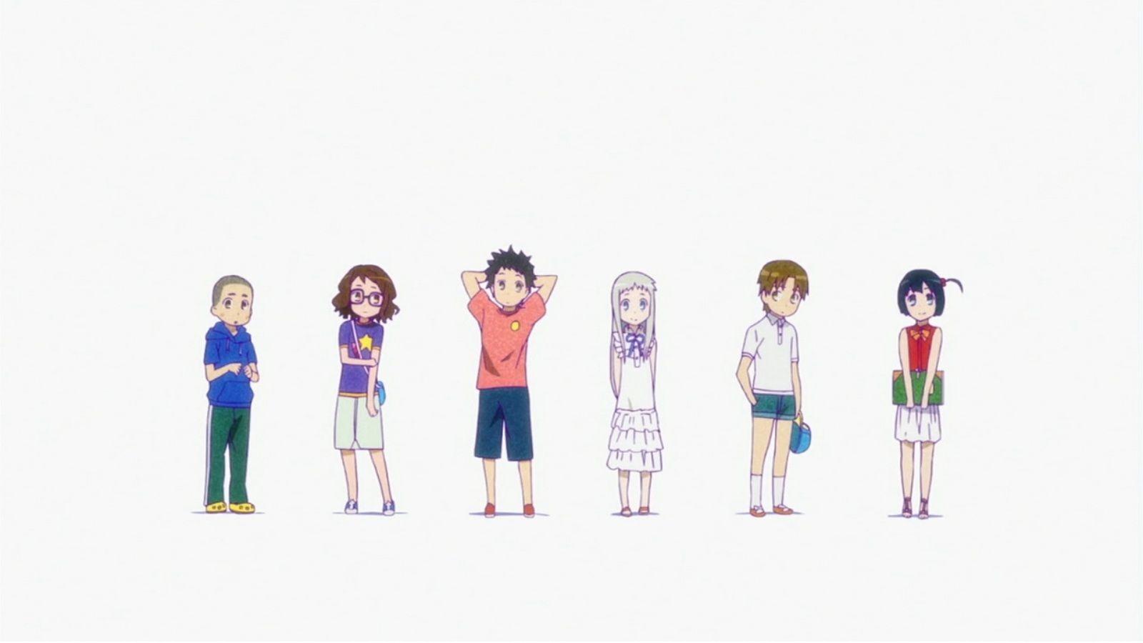 Anohana The Flower We Saw That Day Characters Anohana: The Flower We Saw That Day Wallpapers - Wallpaper Cave