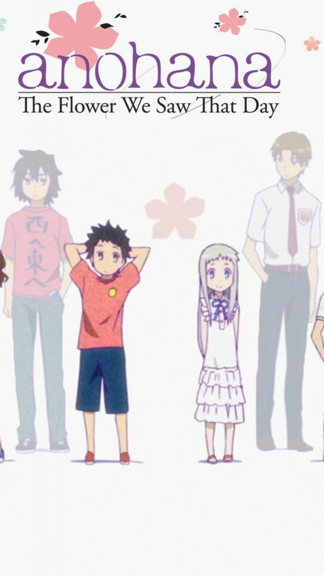Anohana The Flower We Saw That Day iPhone Wallpaper