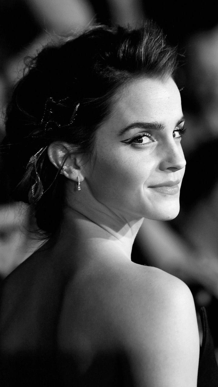 Download Emma Watson 2017 Monochrome HD 4k Wallpaper In 720x1280