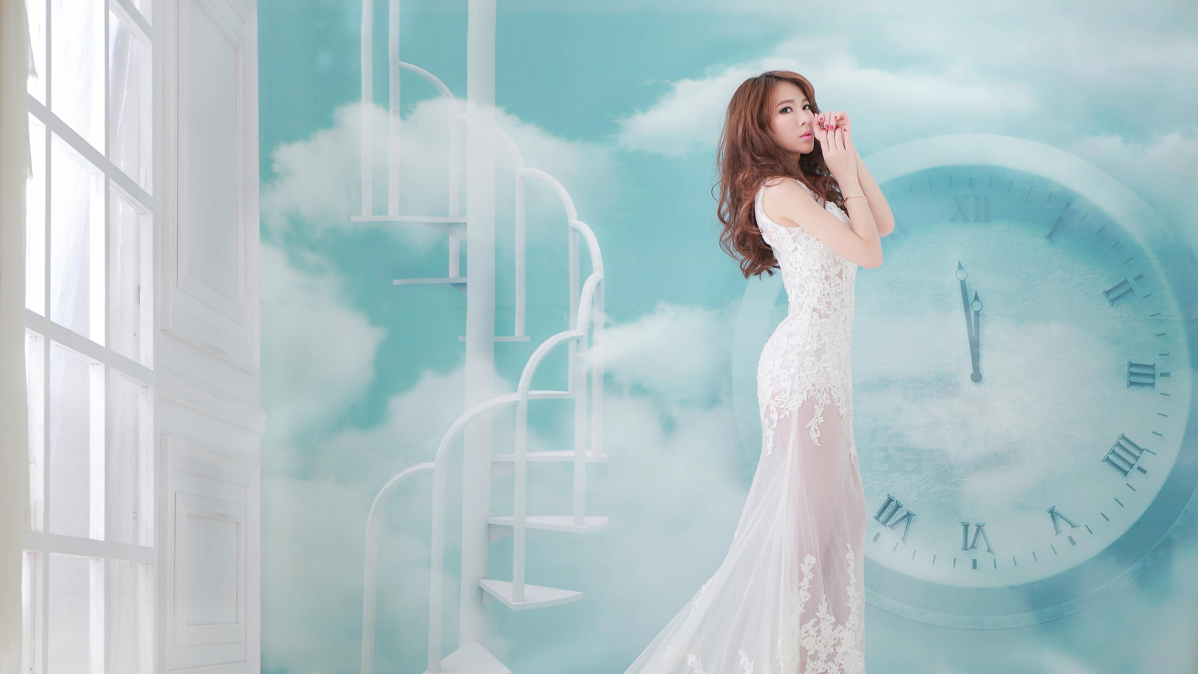 HD Patty Lai in a wedding dress Wallpaper