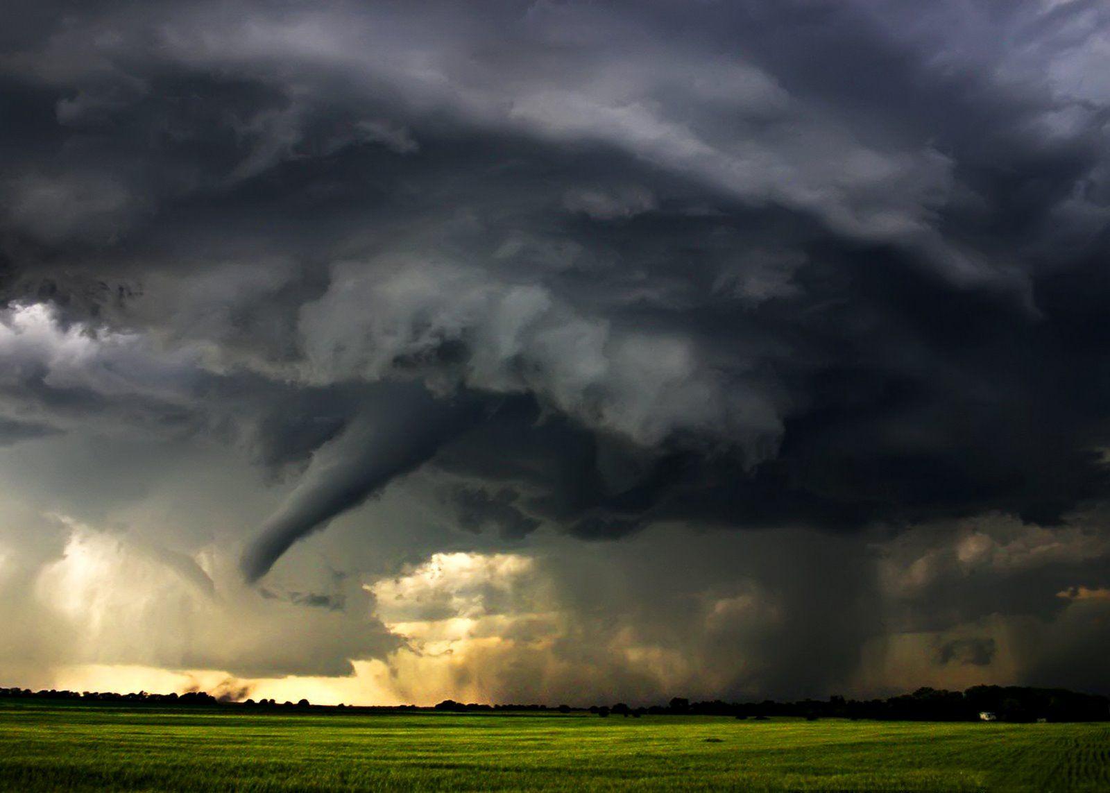 Clouds Tornado Wallpaper High Resolution Stock Image 58126