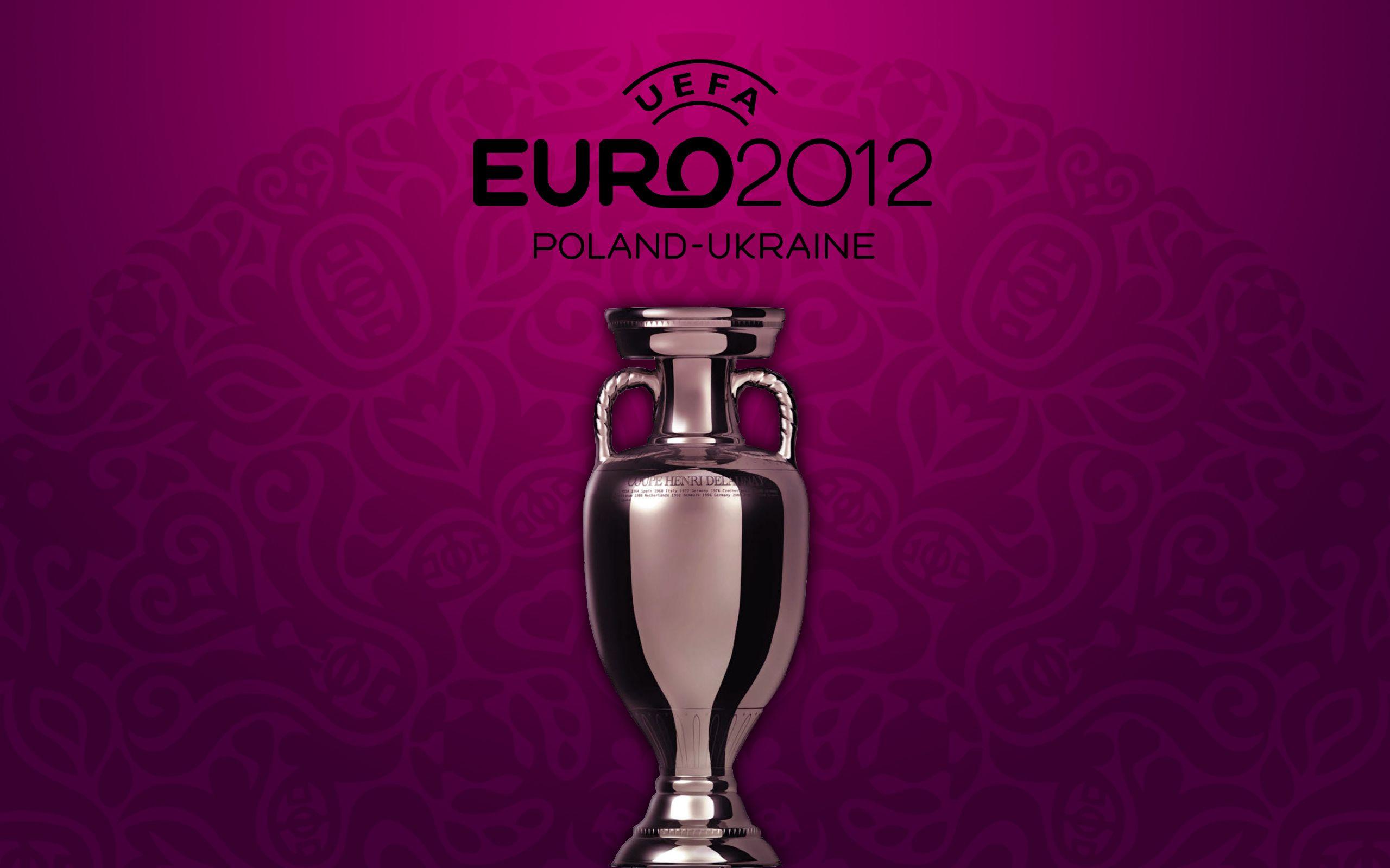 Uefa Euro 2012 Trophy and Cup. All Size Wallpaper