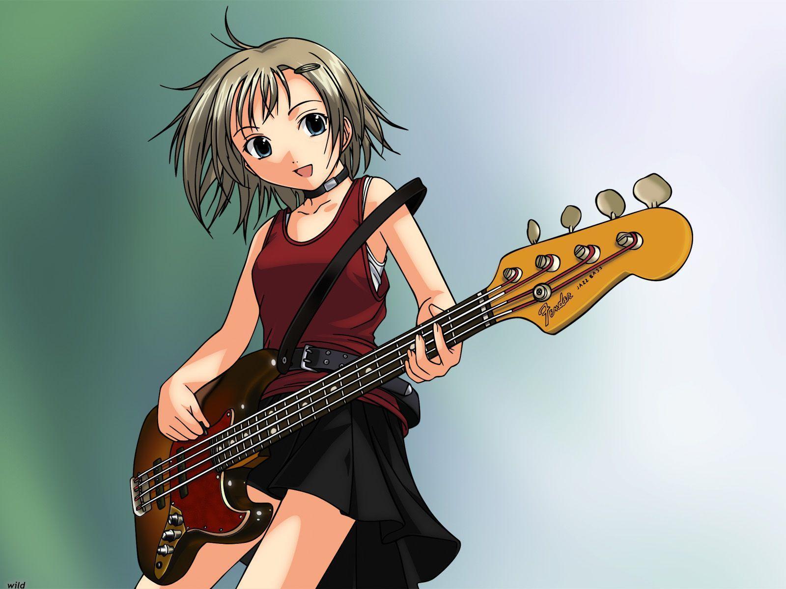 Fender, Bass Guitars, Bass, Anime Girls, J Bass Wallpaper