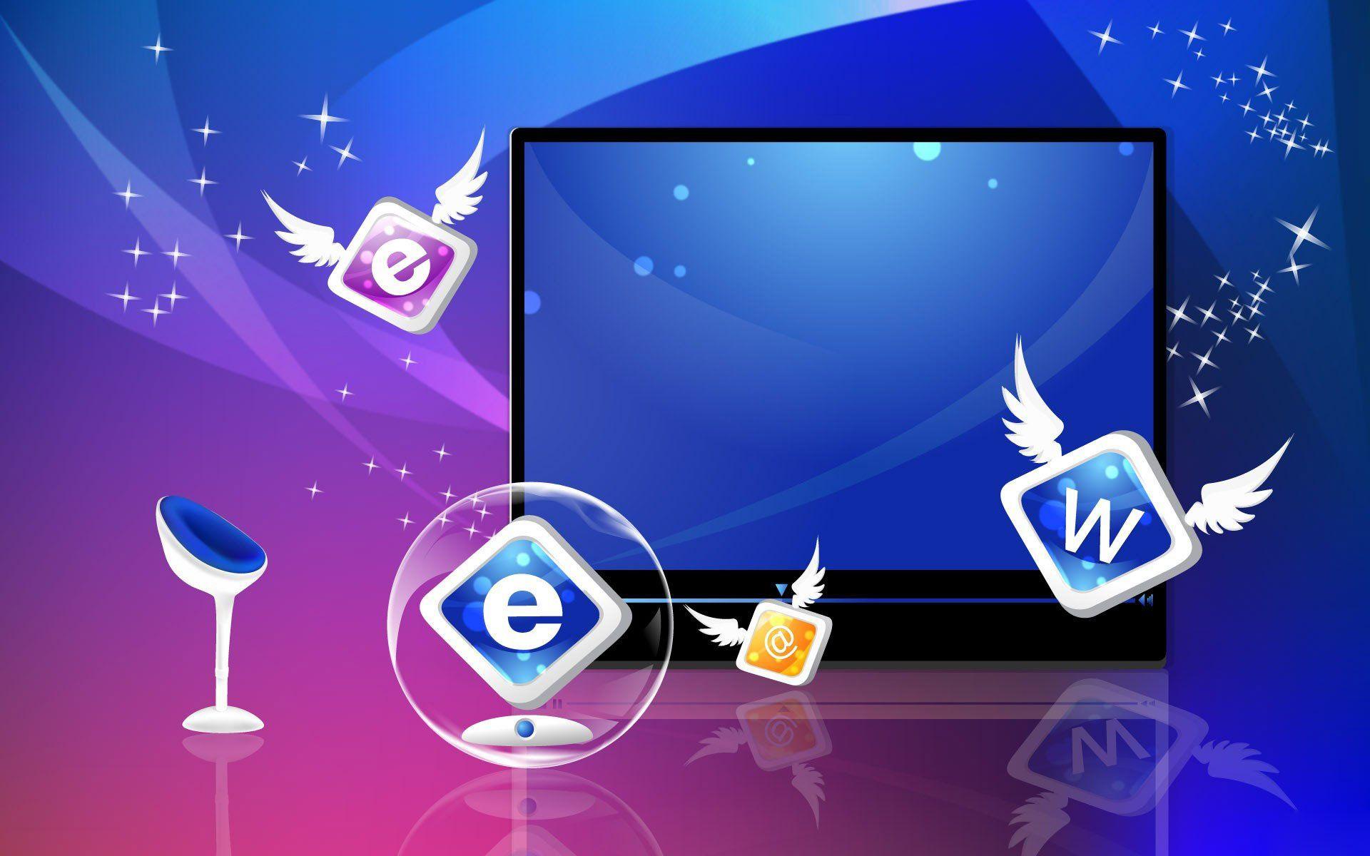 Widescreen FHDQ Wallpaper of Email for Windows and Mac Systems