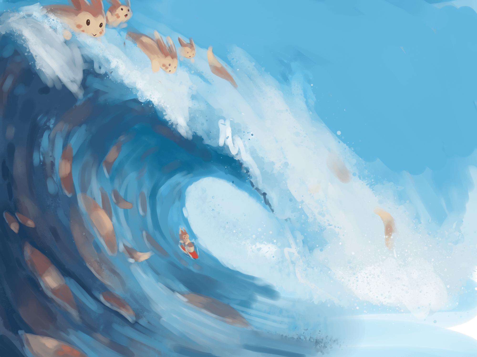 Furret used surf!. Pokémon. Pokemon games and Pokémon