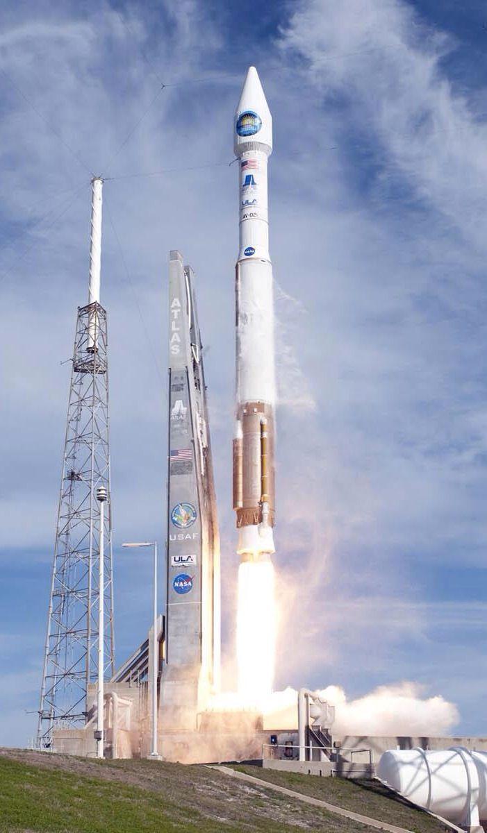 ULA Atlas V 401 Rocket From The Lockheed Martin Atlas Rocket