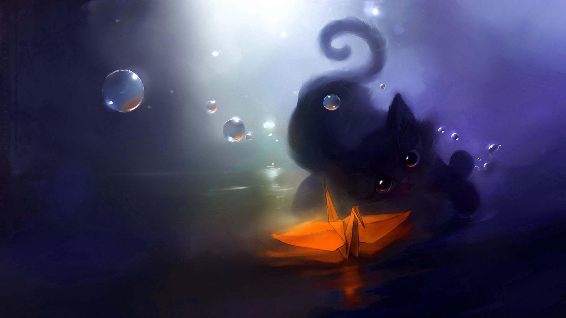 Anime Cats Wallpapers - Wallpaper Cave