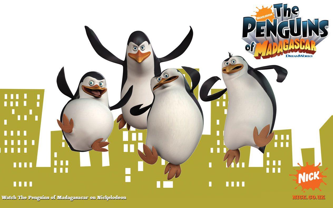 The Penguins Of Madagascar Cartoon Wallpaper