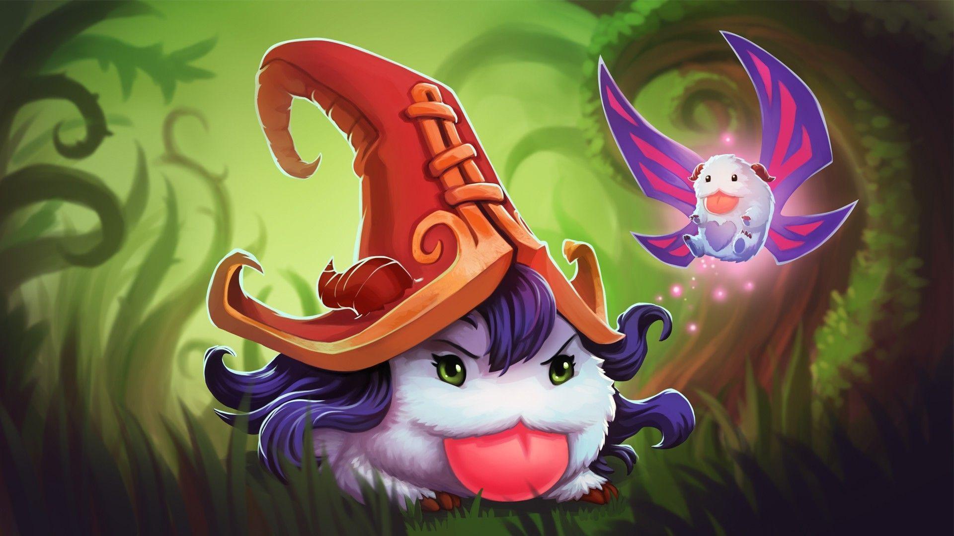 Download HD League Of Legends, Poro, Lulu Wallpaper