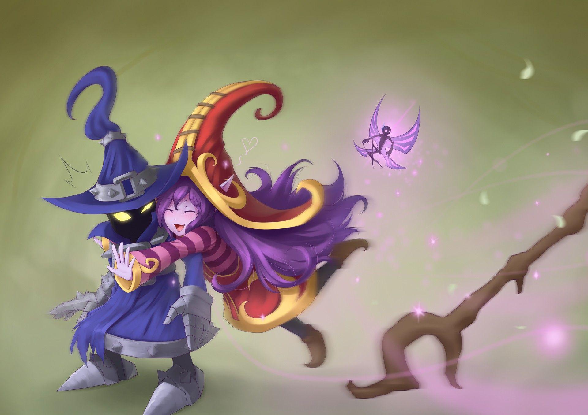 Veygar and Lulu anime League of Legends wallpaper and image