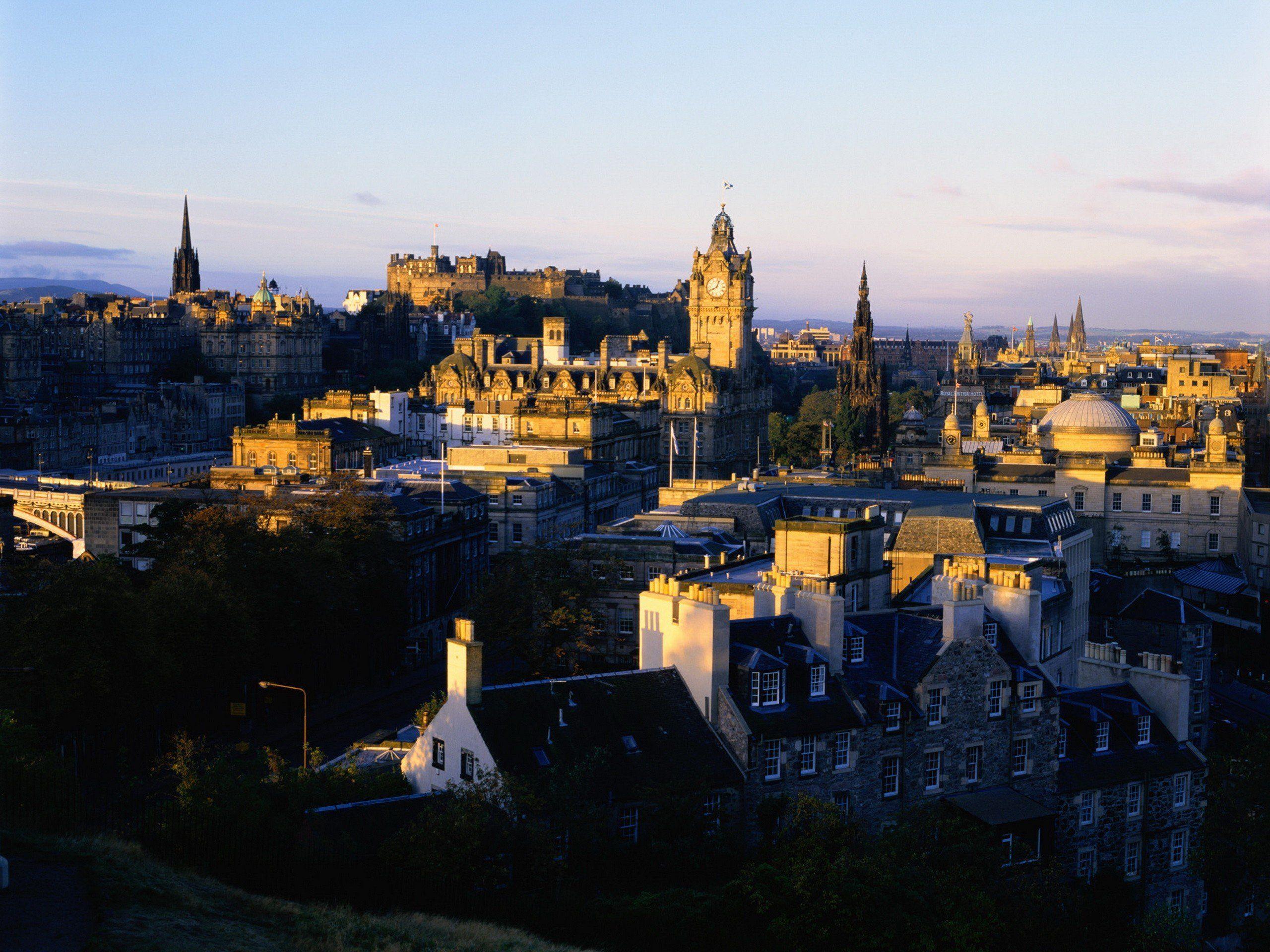 Cityscapes Scotland Edinburgh wallpaperx1920