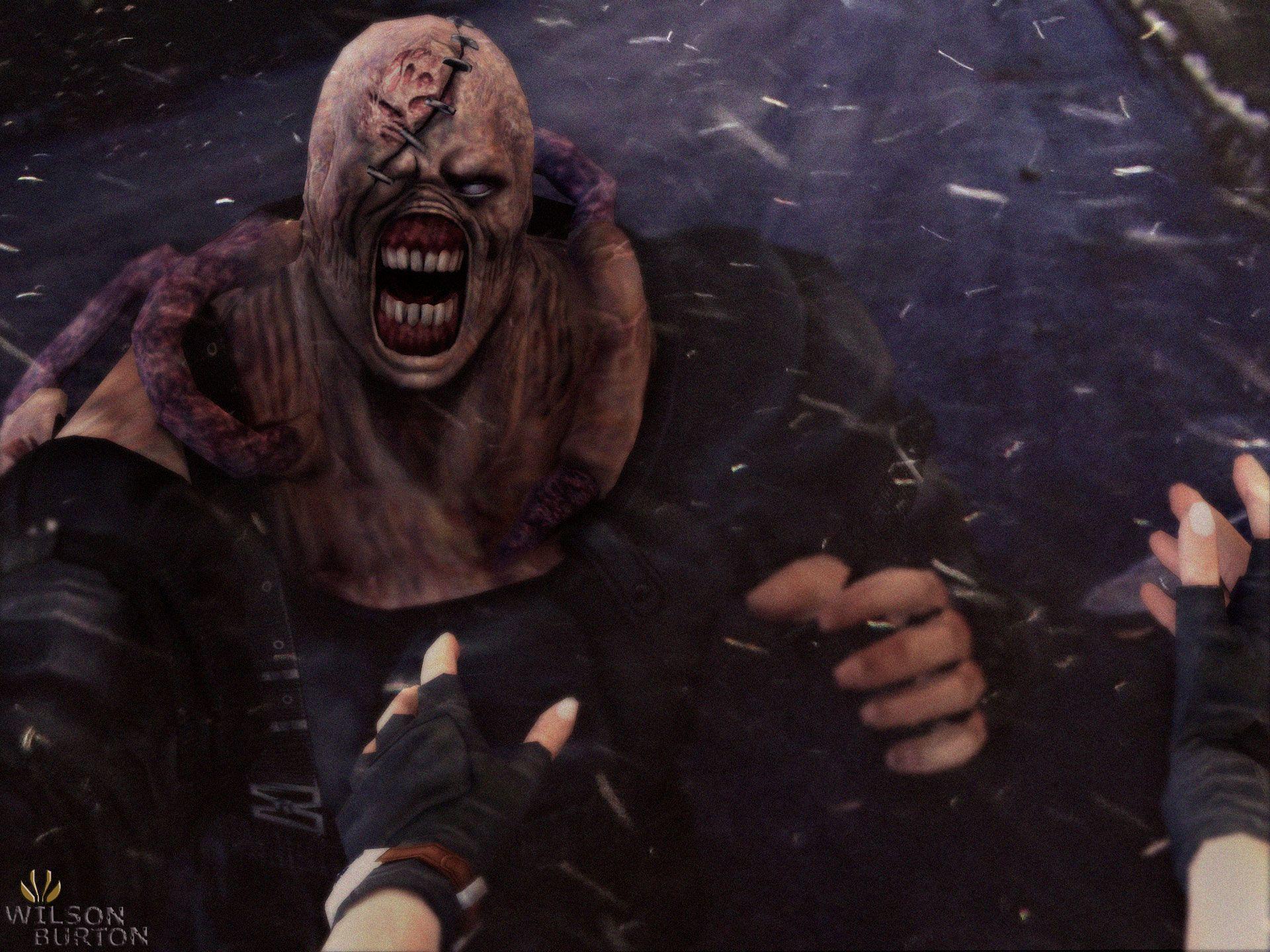 Resident Evil 3 Nemesis art. by: wilson burton