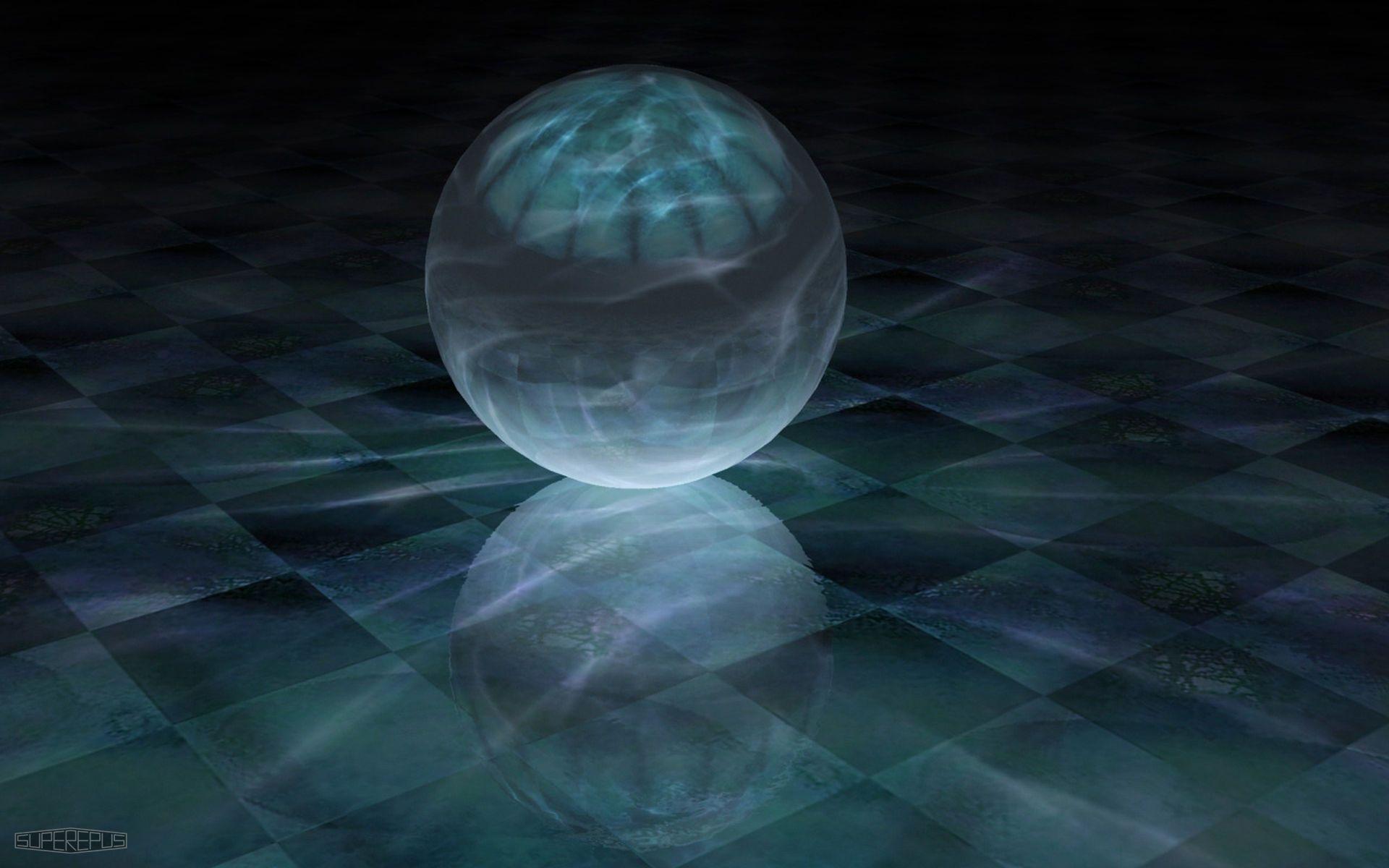 Sphere HD Wallpaper, Digital Art Background