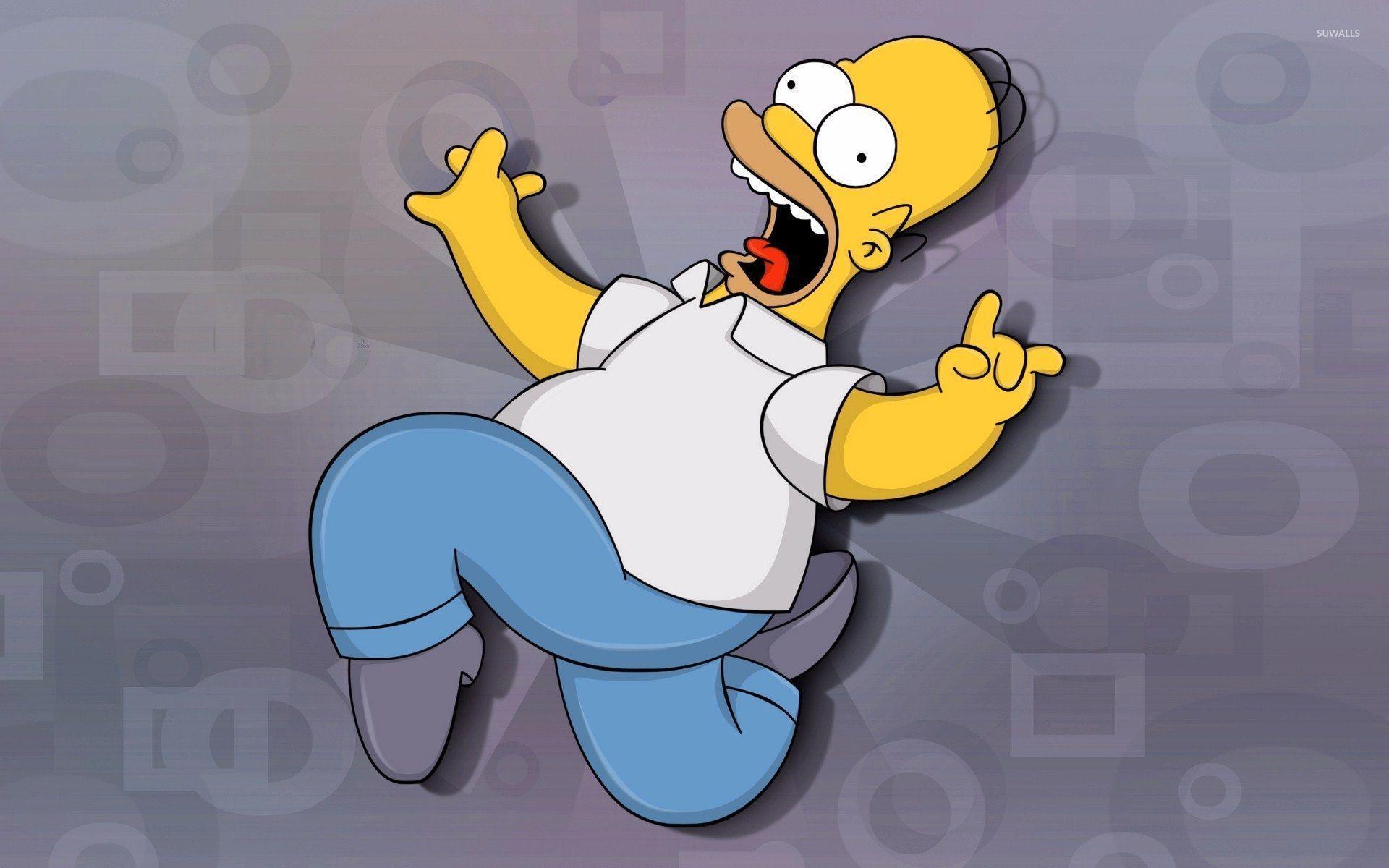 Scared Homer Simpson Simpsons wallpaper wallpaper