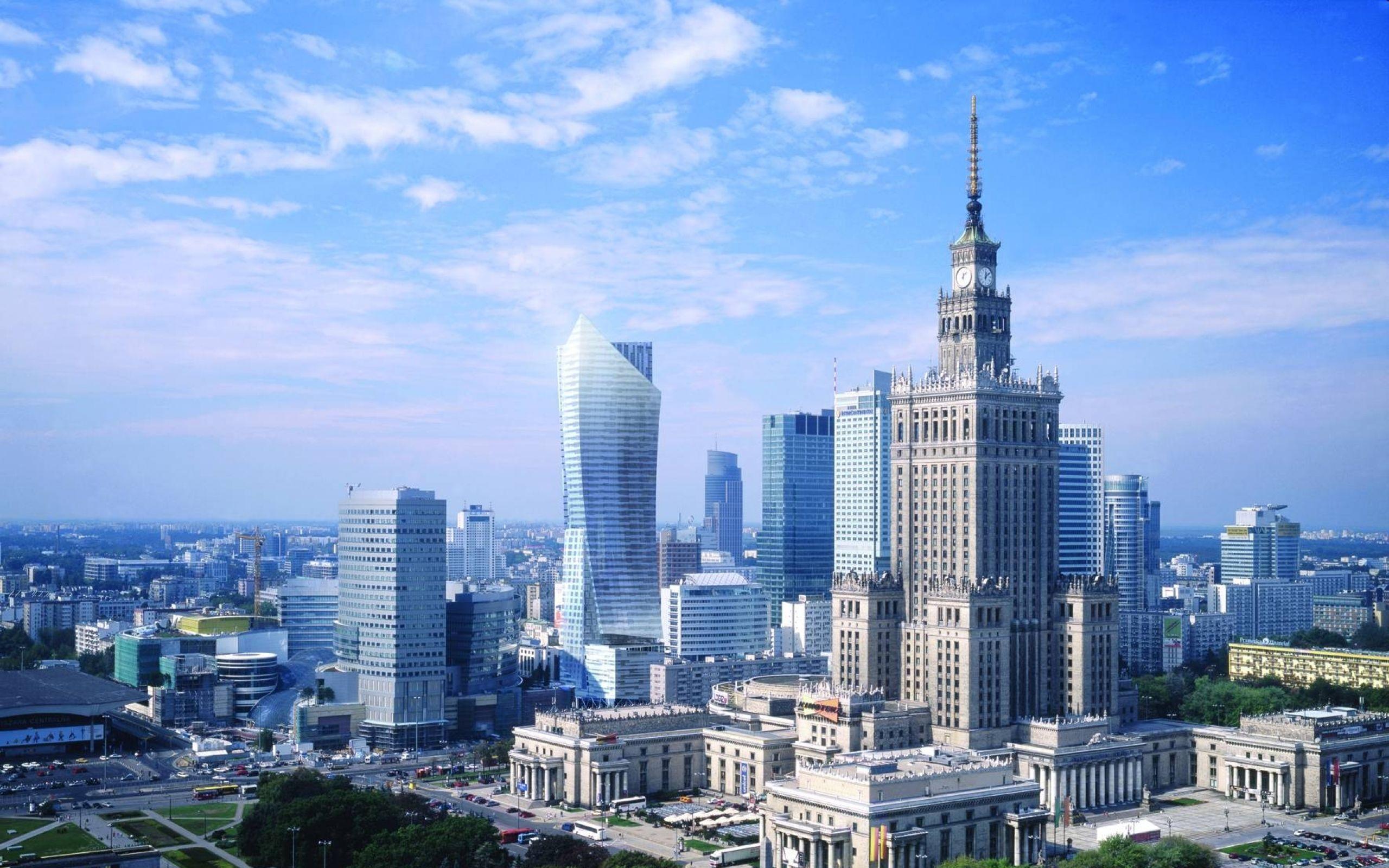 Download Wallpaper, Download 2560x1600 cityscapes poland warsaw