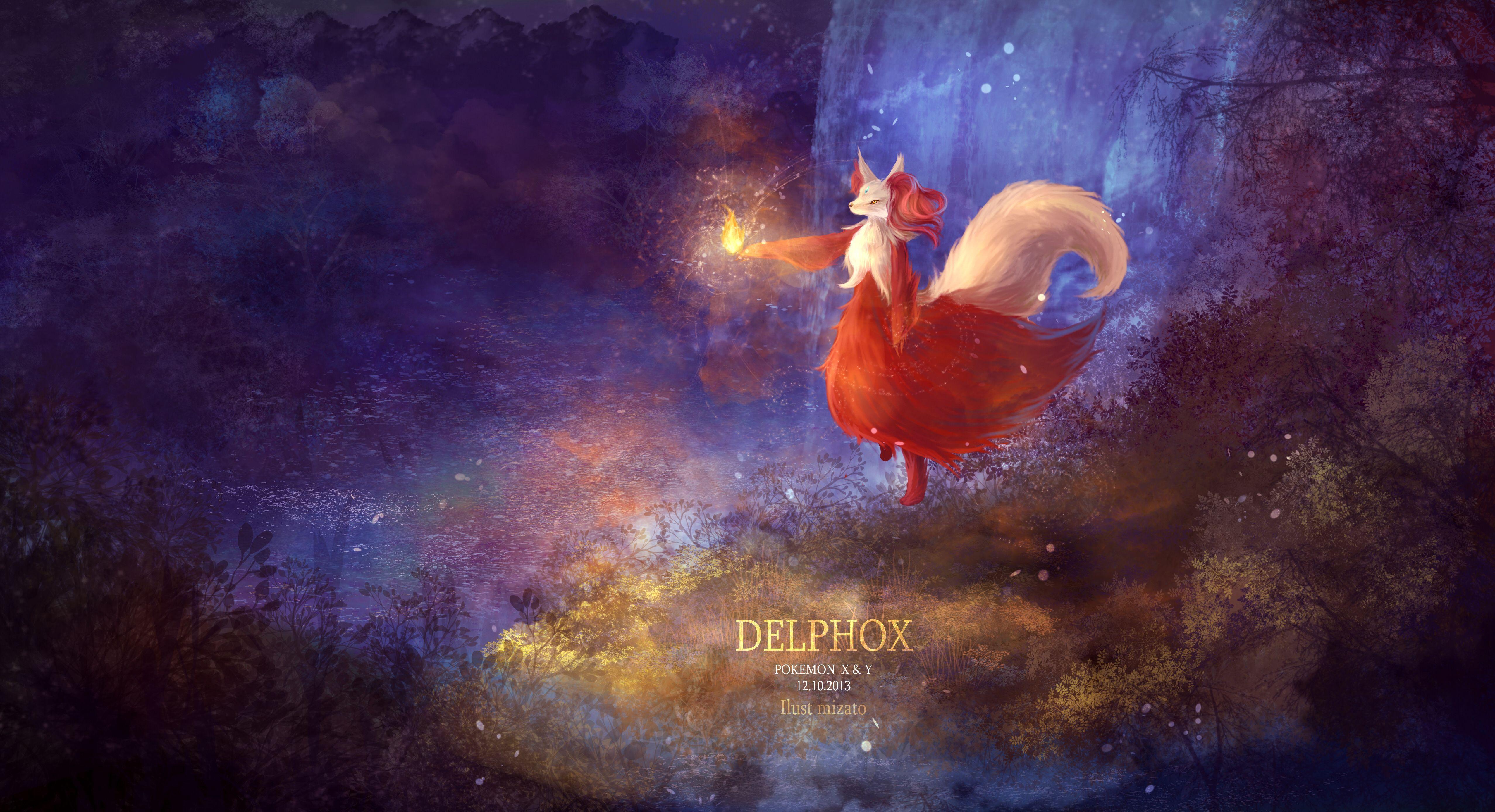 delphox, pokemon desktop wallpaper 40389