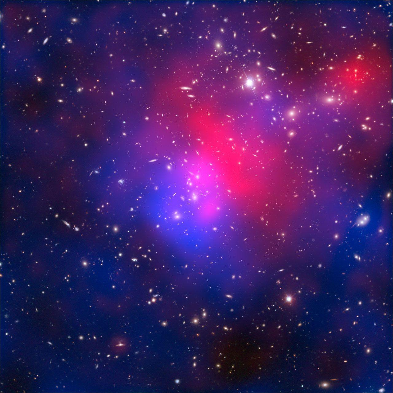 X Rays, Dark Matter And Galaxies In Cluster Abell 2744